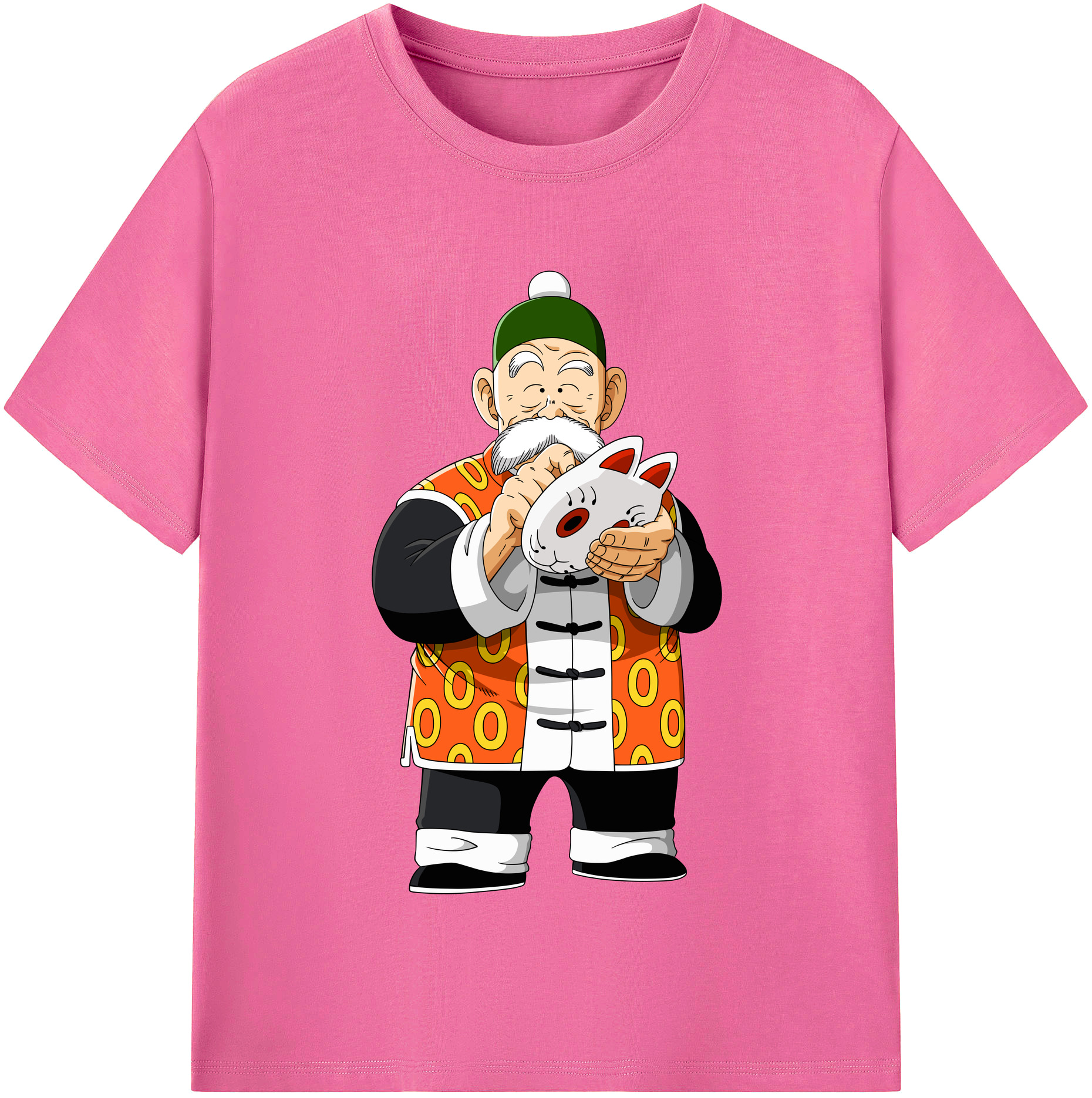 （画像用） ドラゴンボール 亀仙人（かめせんにん） DRAGON BALL Master Roshi Kame Sennin レディースカジュアルプリントTシャツ（綿100％）